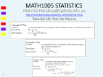 math1005 statistics