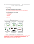 Evolution and Classification Study Guide KEY