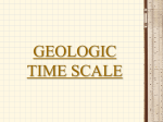 GEOLOGIC TIME SCALE