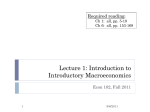 Lecture 1: Class intro and Ch. 1