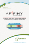 APIFINY® Prostate Cancer Risk Assessment Lower Risk Higher