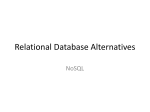 Database Alternatives