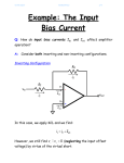 The Input Bias Current