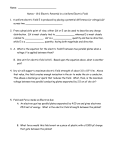 Name: Notes – 19.2 Electric Potential in a Uniform Electric Field 1. A