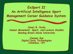 ExSport II: An Interactive Sport Management Career Interest System