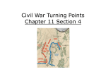 Civil War Turning Points