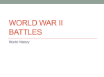 World War II Battles