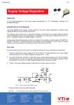 Supply Voltage Regulation