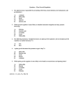 Questions - Plant Growth Regulation