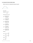 Find the values of the six trigonometric functions for