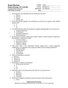 Exam III (chap 15-17,23-25)