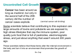 Uncontrolled Cell Growth