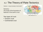 4.2 The Theory of Plate Tectonics