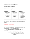 Chapter 2: The Chemistry of Life