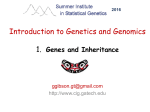 Genetics Session 1_2016