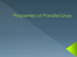 Properties of Parallel Lines