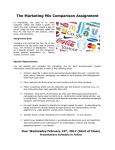 The Marketing Mix Comparison Assignment