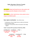 Redox Reactions: Electron Transfer