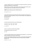 1. Construct a confidence interval for µd the mean differences d for