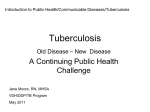 Tuberculosis – Old Disease, New Disease