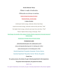 Kinetic Molecular Theory