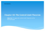 Chapter 5 5.1 * 5.2: The Standard Normal Distribution