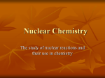 Nuclear Chemistry