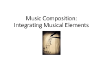 Music Composition: Integrating Musical Elements