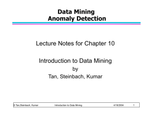 Data Mining Anomaly Detection