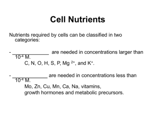 Cell Nutrients