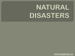 natural disasters