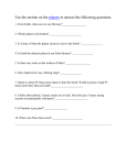 Planets Worksheet