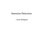 Intrusion Detection Systems (IDS)