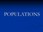 POPULATIONS