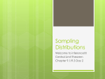 Sampling Distributions