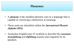 Phonemes - year11unit1aos1englishlanguage