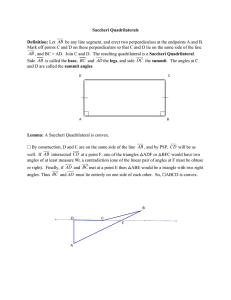6.9 Saccheri Quads