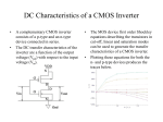 DC Characteristics of a CMOS Inverter