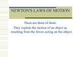 NEWTON`S LAWS OF MOTION