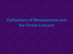 Civilizations of Mesopotamia and the Fertile Crescent