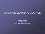 Machine Learning - Department of Computer Science