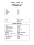 MEDICAL TERMINOLOGY