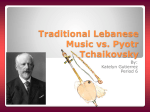 Traditional Lebanese Music vs. Pyotr Tchaikovsky