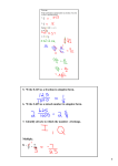 5. Write 0.125 as a fraction in simplest form. 6. Write 2.625 as a