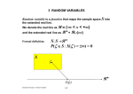 STOCHASTIC PROCESSES - RANDOM VARIABLES