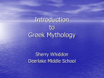 Introduction to Greek Mythology