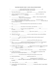 CHAPTER 5 READING GUIDE – LIGHT AND QUANTIZED ENERGY