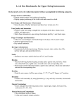 Level One Benchmarks for Strings