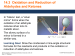 Reduction of Aldehydes and Ketones