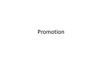 Promotion